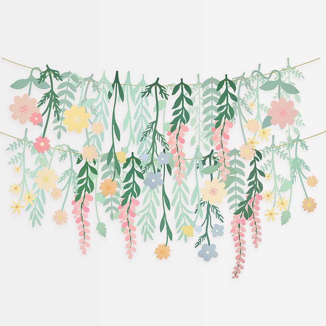 Floral Paper Backdrop | Meri Meri | Little Big Party Party Decorations Floral Paper Backdrop