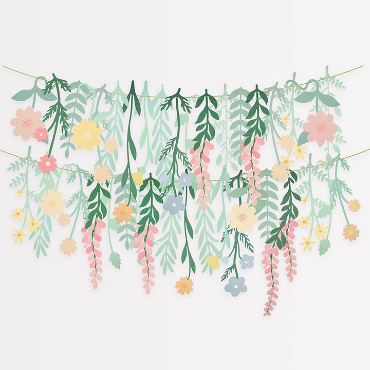 Floral Paper Backdrop | Meri Meri | Little Big Party Party Decorations Floral Paper Backdrop