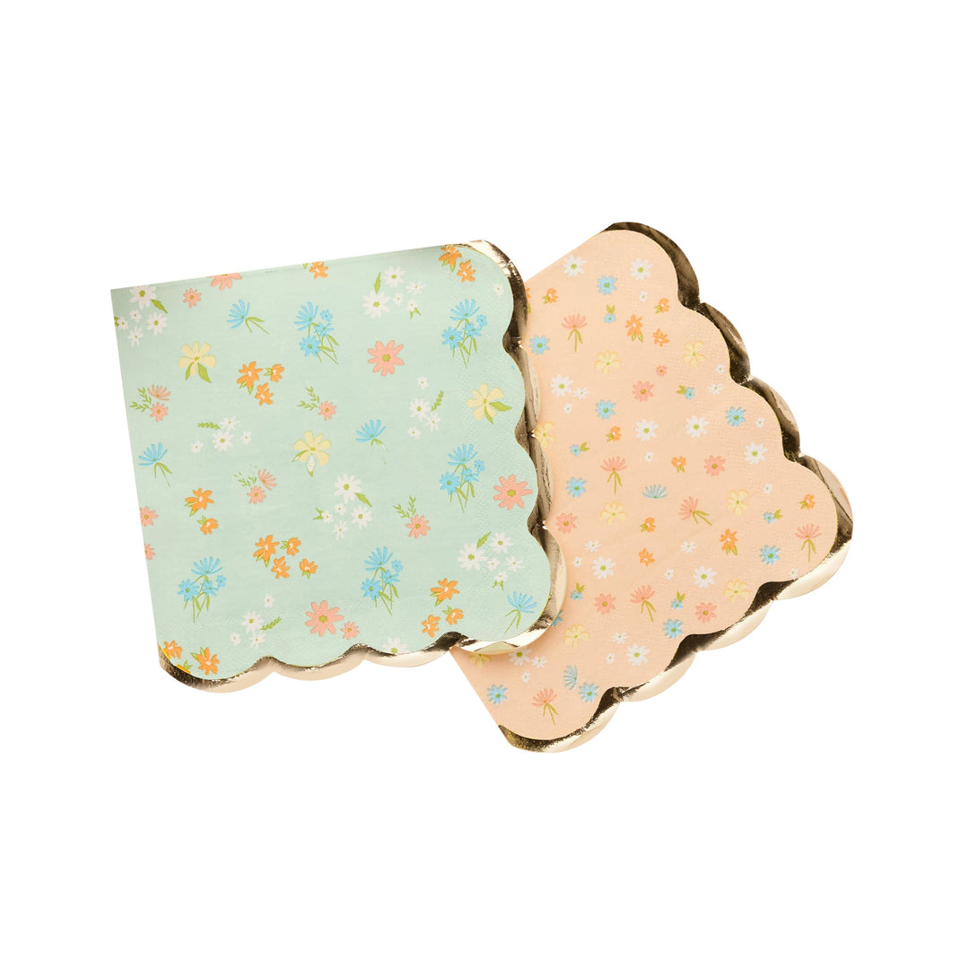 Floral Tea Party Paper Napkins x 16 Paper Napkins Floral Tea Party Paper Napkins x 16