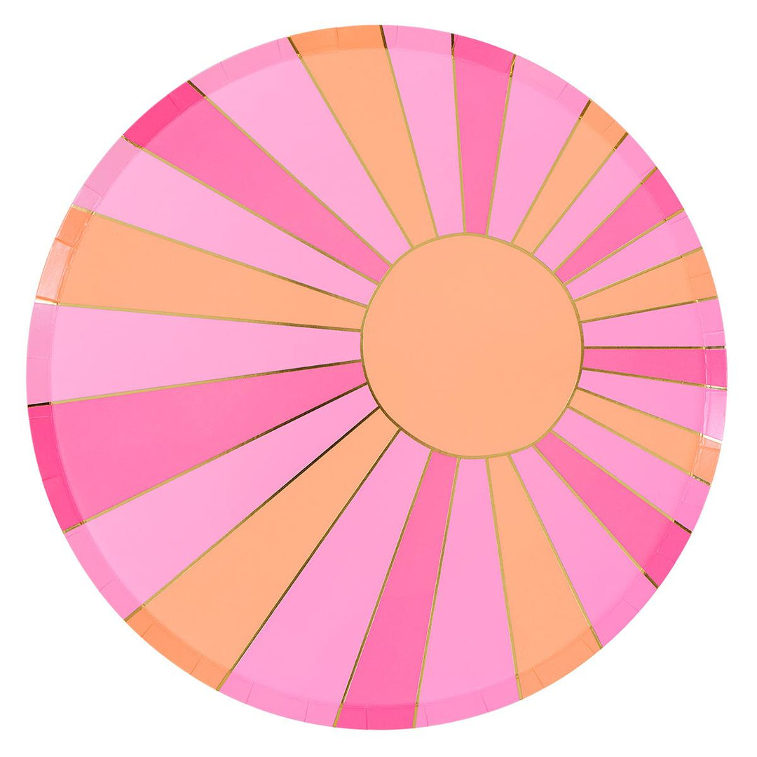 Flower Power Dinner Party Plates x 8 | Meri Meri party plates Flower Power Dinner Party Plates x 8