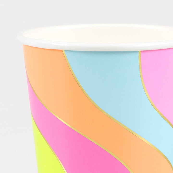 Flower Power Party Cups x 8 | Meri Meri party cups Flower Power Party Cups x 8