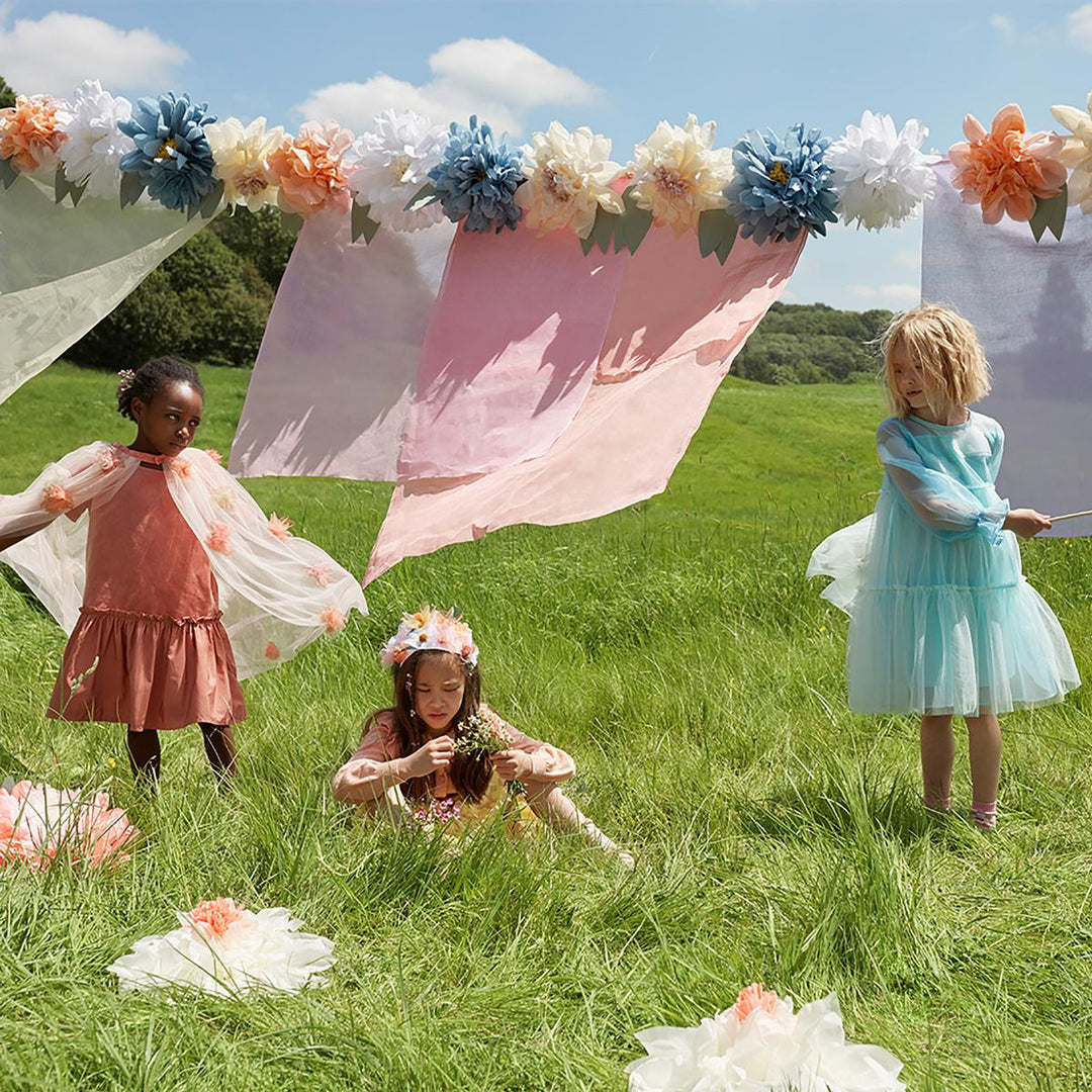 Flowers In Bloom Giant Party Garland Bunting Flowers In Bloom Giant Party Garland