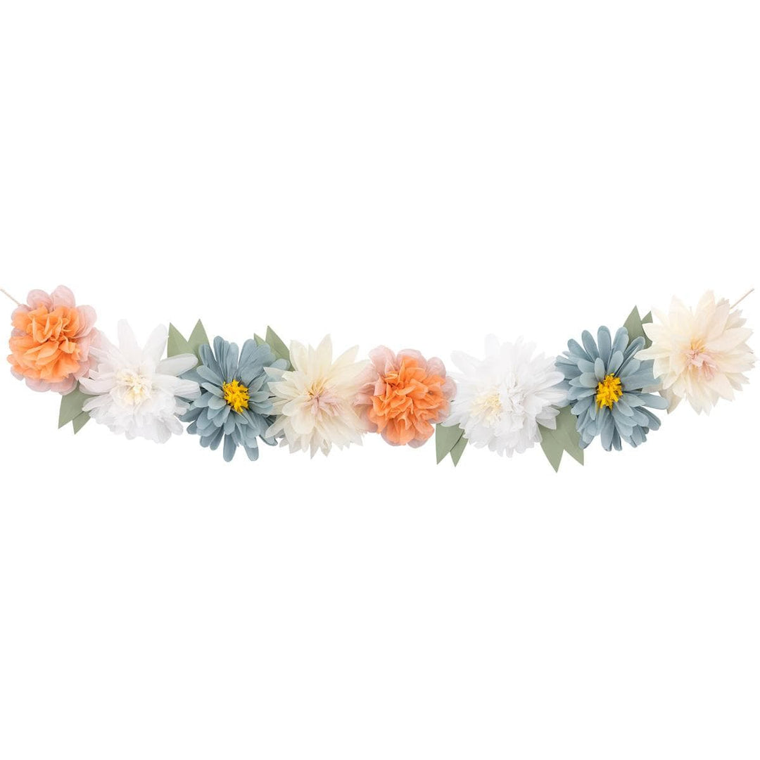 Flowers In Bloom Giant Party Garland Bunting Flowers In Bloom Giant Party Garland