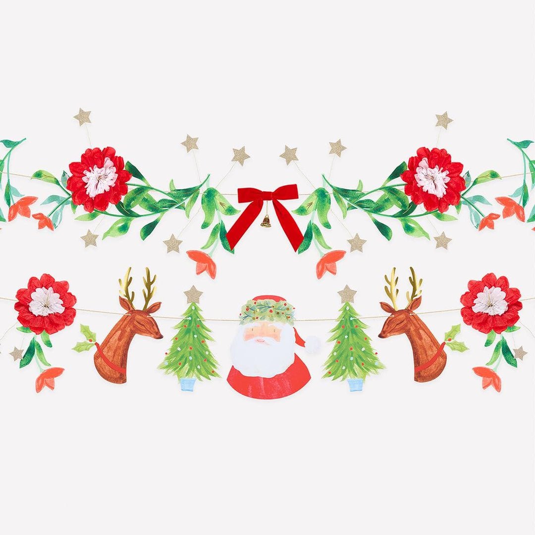 Foliage &amp; Character Party Garland Set Bunting Foliage &amp; Character Party Garland Set