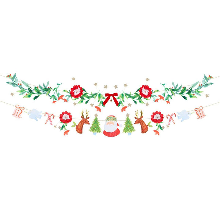 Foliage &amp; Character Party Garland Set Bunting Foliage &amp; Character Party Garland Set
