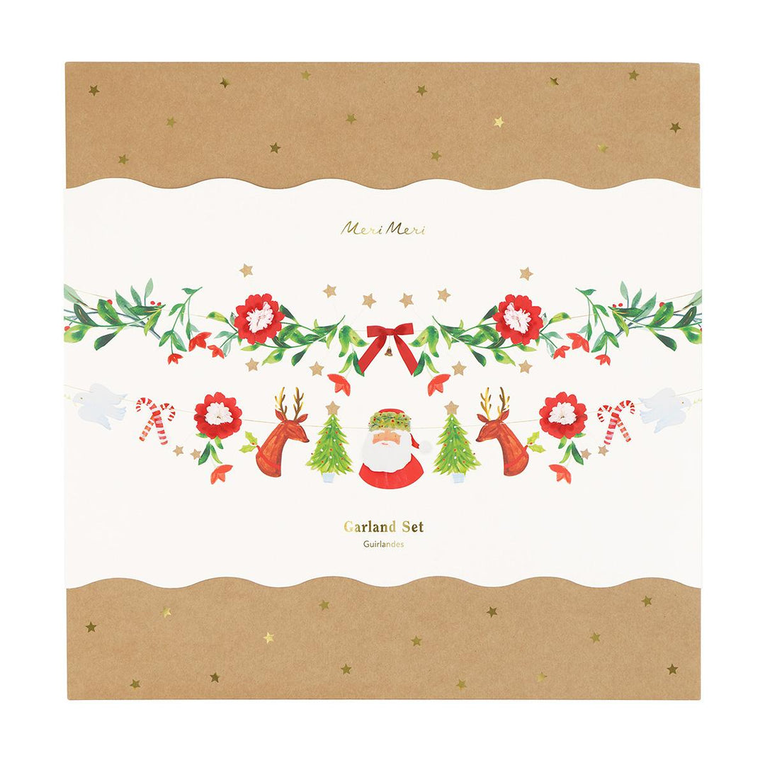 Foliage &amp; Character Party Garland Set Bunting Foliage &amp; Character Party Garland Set