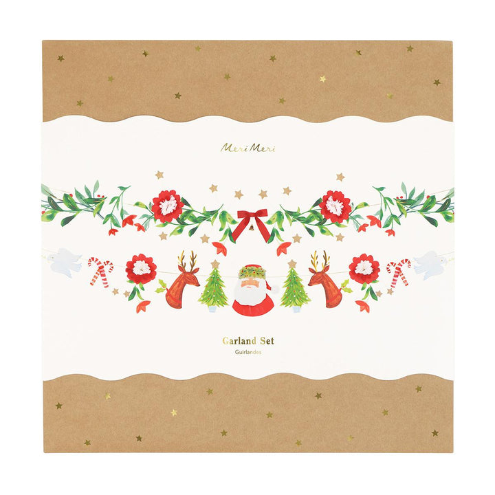 Foliage &amp; Character Party Garland Set Bunting Foliage &amp; Character Party Garland Set