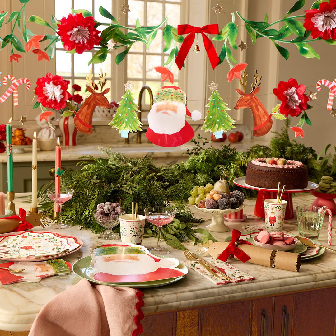 Foliage &amp; Character Party Garland Set Bunting Foliage &amp; Character Party Garland Set