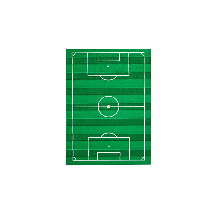 Football Party Supplies - Football Pitch Party Napkins x 16 Paper Napkins Football Pitch Party Napkins x 16