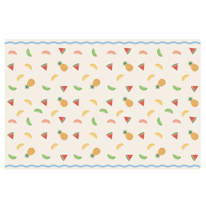Fruit Party Tablecover | Tropical Summer Paper Table Cover Tablecloths Fruit Party Tablecover - 180 x 120cm