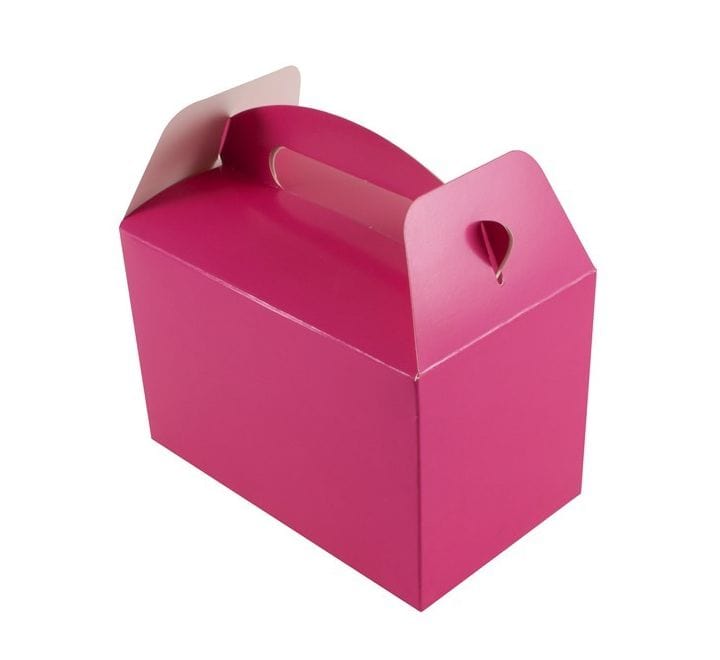 party box Fuchsia Pink Party Boxes x 6
