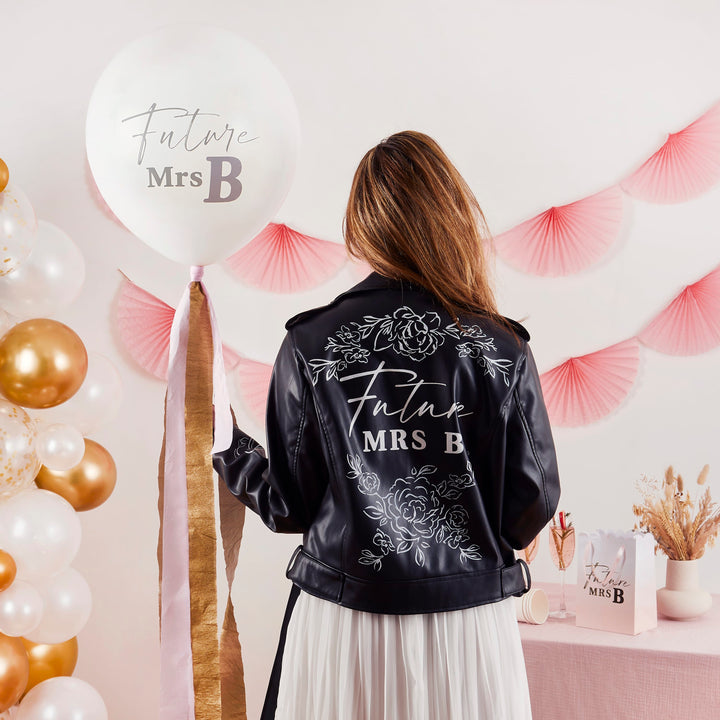 Future Mrs Jumbo Hen Party Balloon with Tassels Balloons Future Mrs Jumbo Hen Party Balloon with Tassels