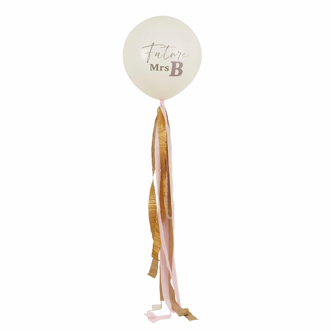 Future Mrs Jumbo Hen Party Balloon with Tassels Balloons Future Mrs Jumbo Hen Party Balloon with Tassels
