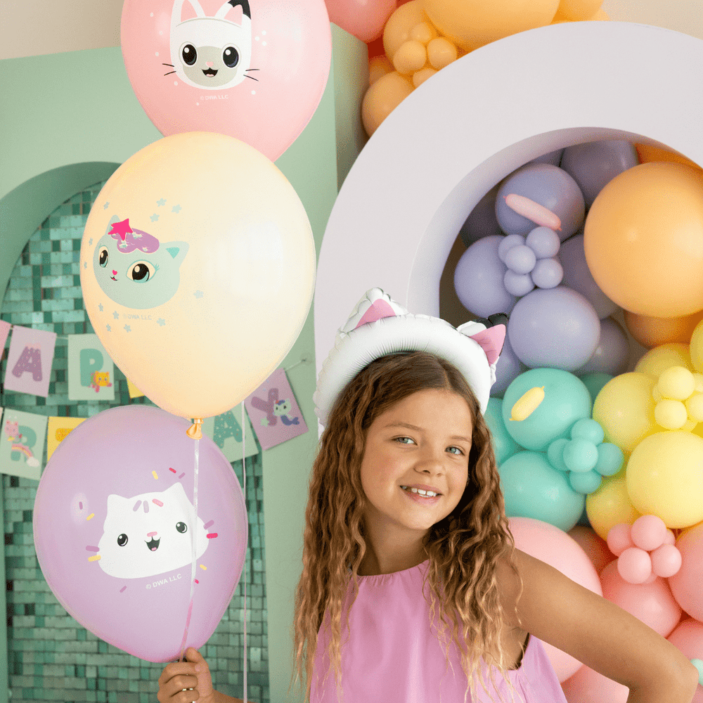 Gabby's Dollhouse Assorted Balloons x 6 - Gabby's Dollhouse Party Supplies Balloons Gabby's Dollhouse Assorted Balloons x 6