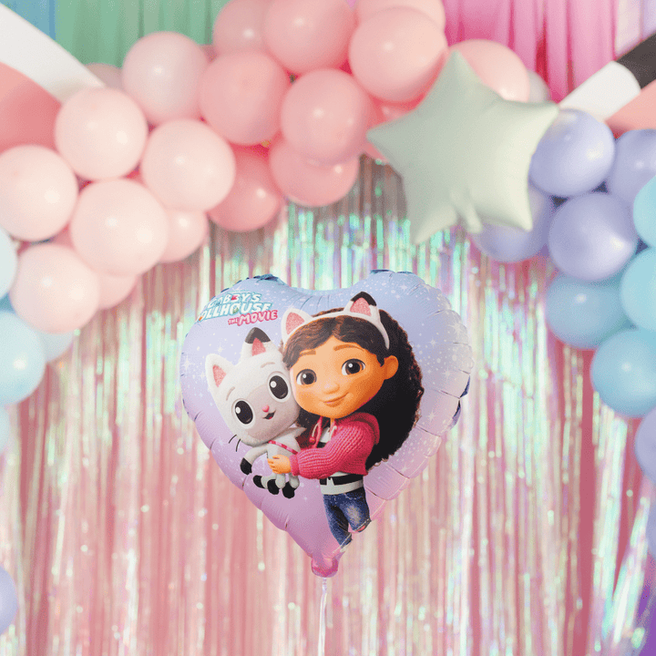 Gabby's Dollhouse Heart Foil Balloon (18 inch) - Gabby's Dollhouse Party Supplies Foil Balloon Gabby's Dollhouse Heart Foil Balloon (18 inch)