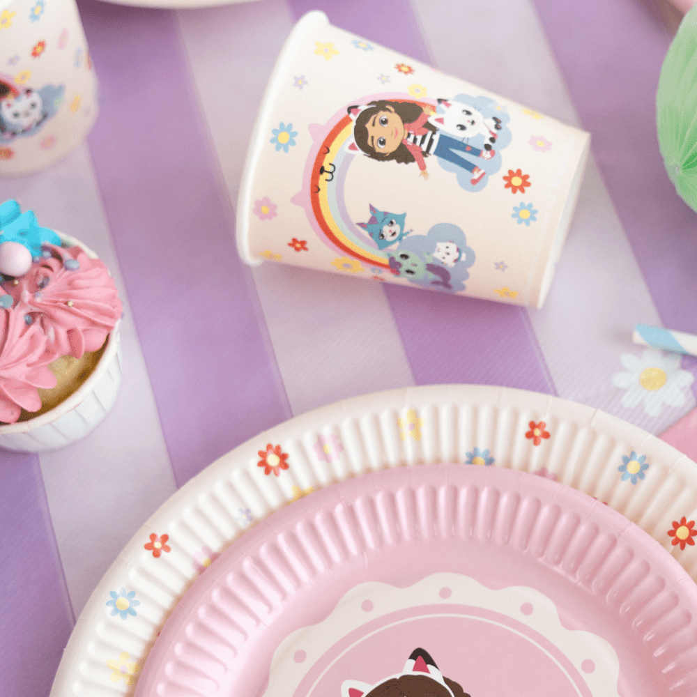 Gabby's Dollhouse Party Paper Cups x 6 - Gabby's Dollhouse Party Supplies Disposable Cups Gabby's Dollhouse Party Paper Cups x 6