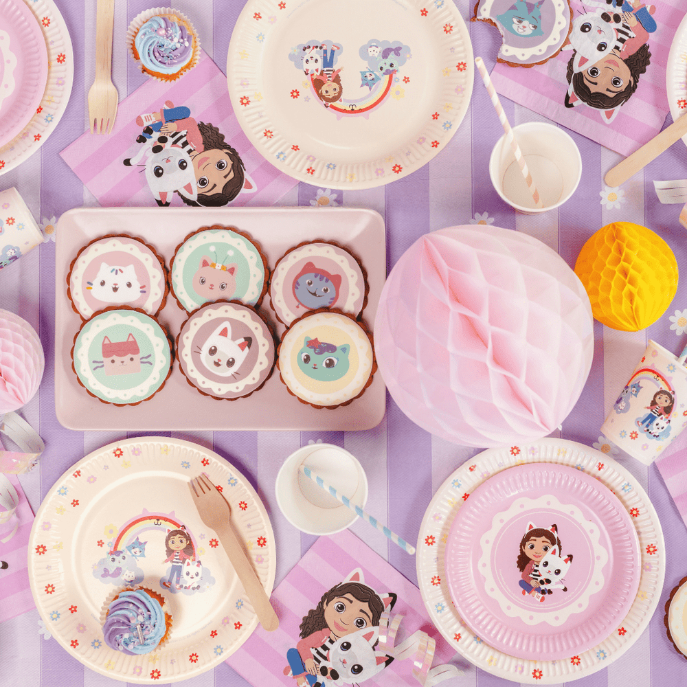 Gabby's Dollhouse Party Paper Plates x 6 - Gabby's Dollhouse Party Supplies party plates Gabby's Dollhouse Party Paper Plates x 6