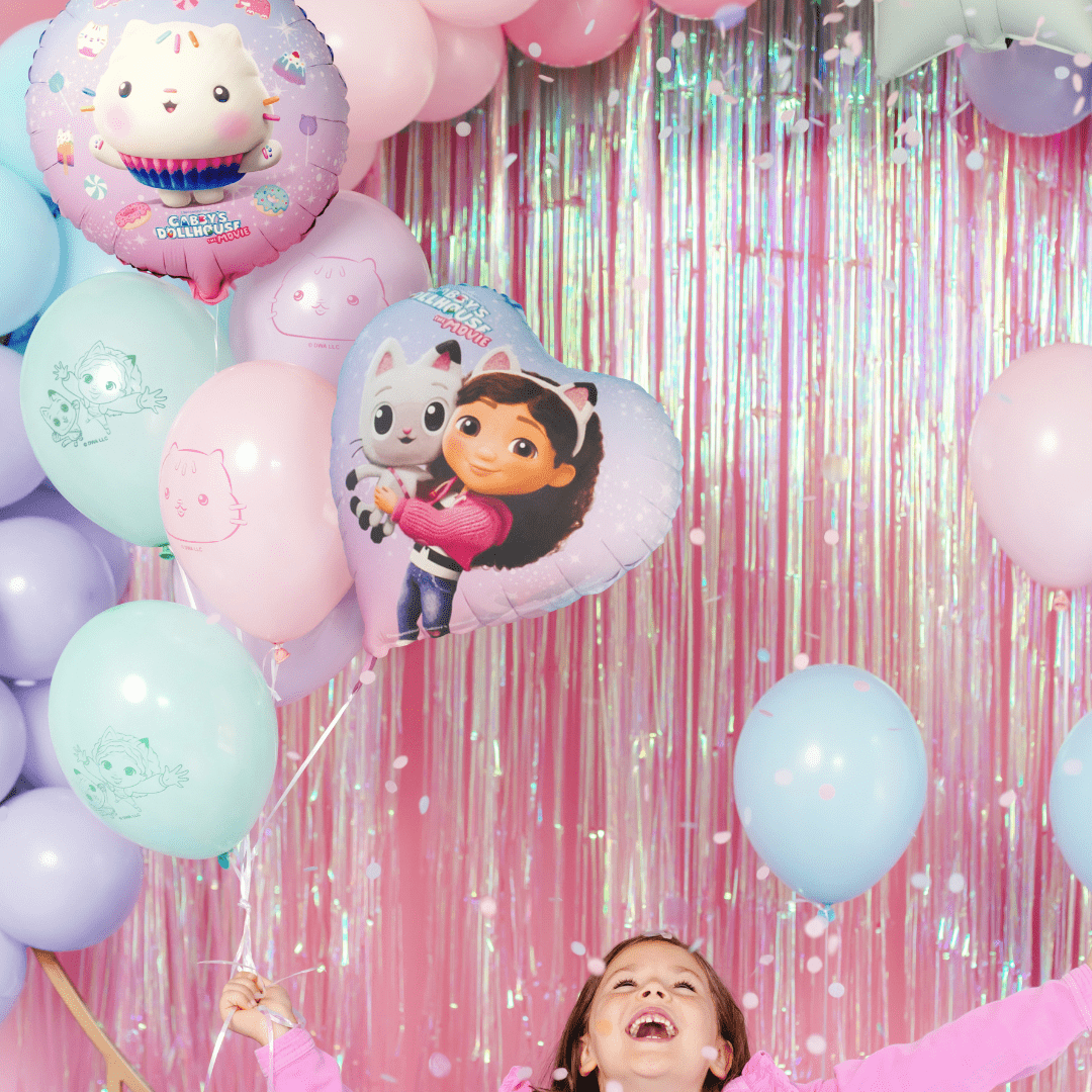 Gabby's Dollhouse Pastel Latex Balloons x 6 - Gabby's Dollhouse Party Supplies Balloons Gabby's Dollhouse Pastel Latex Balloons x 6