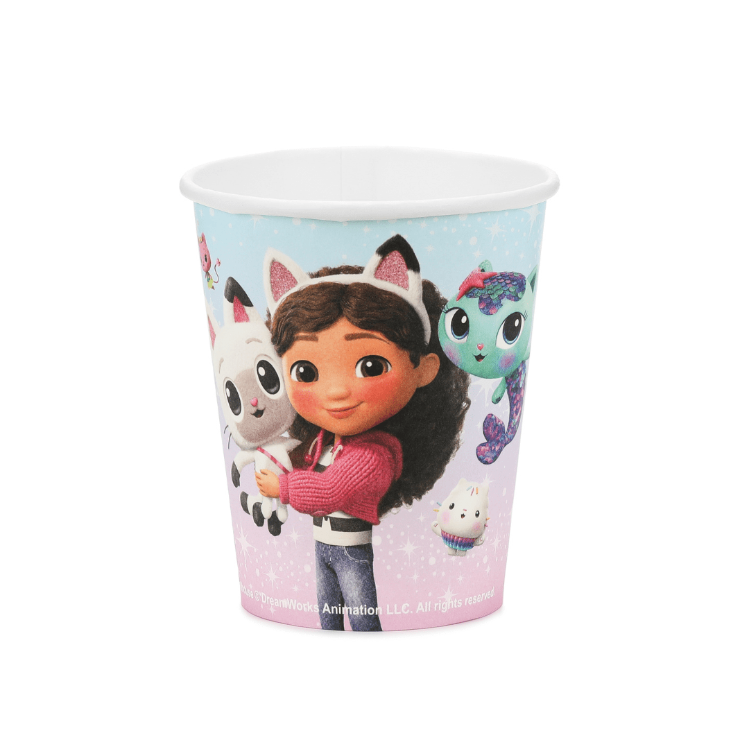 Gabby's Dollhouse Pastel Paper Cups x 6 - Gabby's Dollhouse Party Supplies Disposable Cups Gabby's Dollhouse Pastel Paper Cups x 6