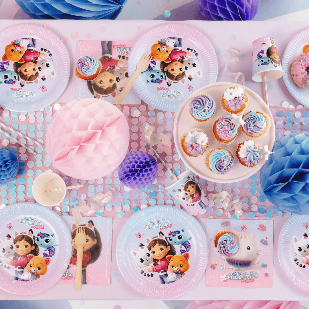 Gabby's Dollhouse Pastel Paper Plates x 6 - Gabby's Dollhouse Party Supplies party plates Gabby's Dollhouse Pastel Paper Plates x 6