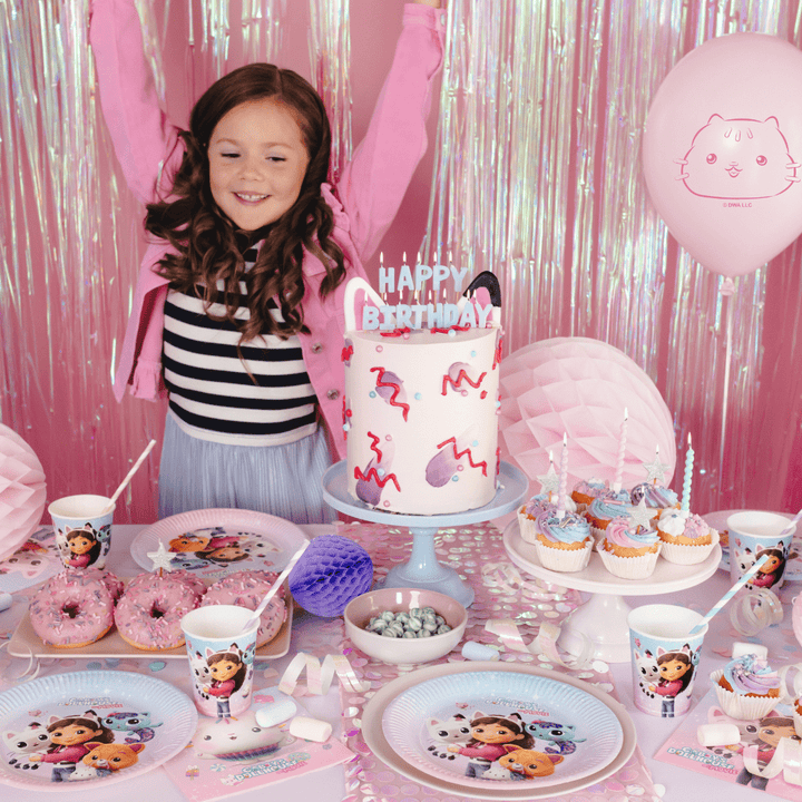 Gabby's Dollhouse Pastel Paper Plates x 6 - Gabby's Dollhouse Party Supplies party plates Gabby's Dollhouse Pastel Paper Plates x 6