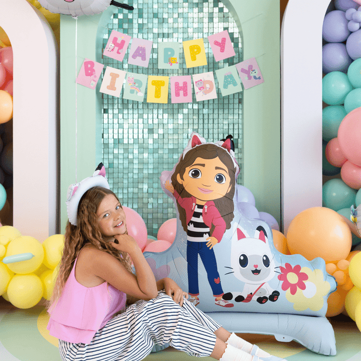 Gabby's Dollhouse Standing Foil Balloon - 40 inch - Gabby's Dollhouse Party Supplies Foil Balloon Gabby's Dollhouse Standing Foil Balloon - 40 inch