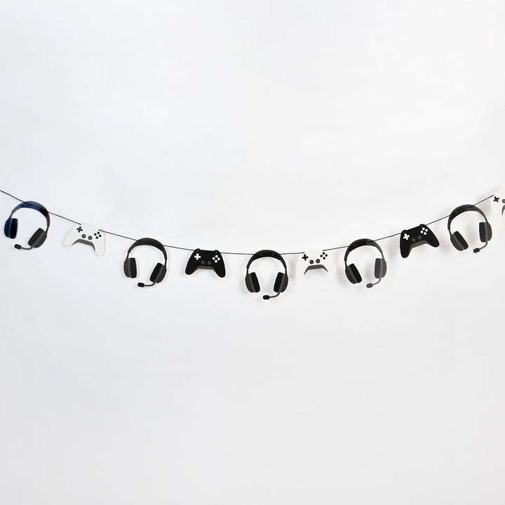 Gaming Party Supplies - Game Controller Party Garland - 2.5 Metres Bunting Game Controller Party Garland - 2.5 Metres