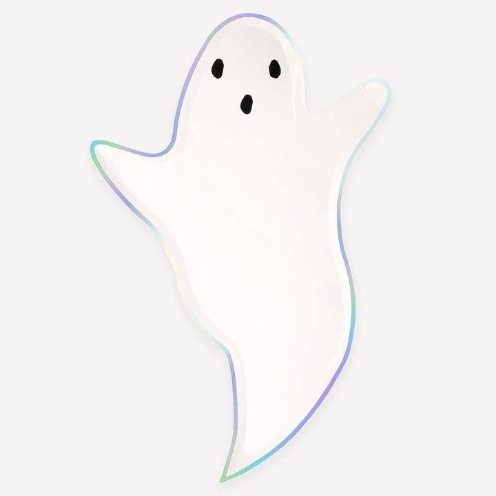 Ghost Shaped Party Plates x 8 party plates Ghost Shaped Party Plates x 8
