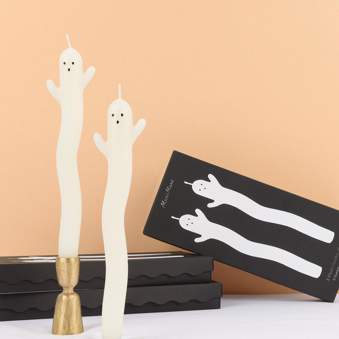 Ghost Table Candles x 2 | Meri Meri Halloween Decorations Candle Ghost Table Candles x 2
