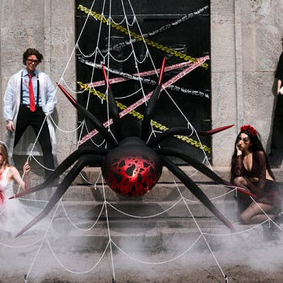 Giant Standing Spider Foil Balloon (108 inch) Foil Balloon Giant Standing Spider Foil Balloon (108 inch) Default