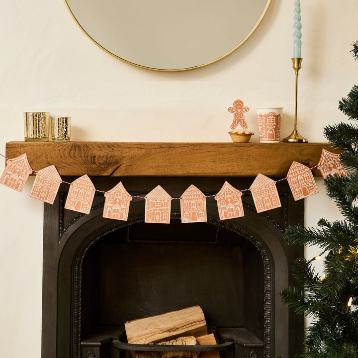 Gingerbread House Garland - 2m bunting Gingerbread House Garland - 2m