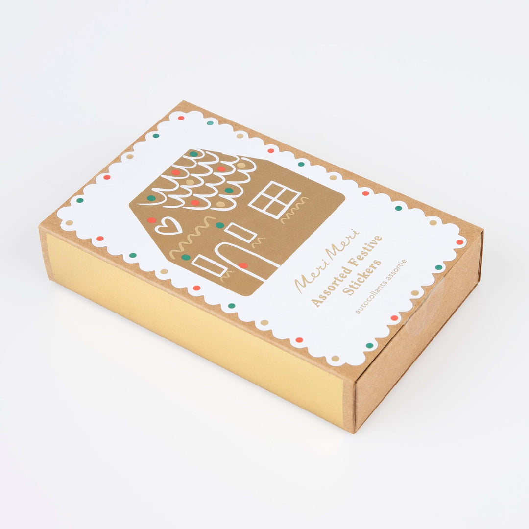 Gingerbread Stickers x 50 Sheets | Meri Meri Gingerbread Christmas Stickers Gingerbread Stickers x 50 Sheets