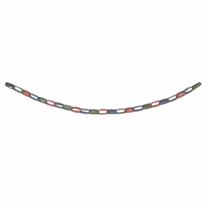 Gingham Chain Link Party Garland Bunting Gingham Chain Link Party Garland