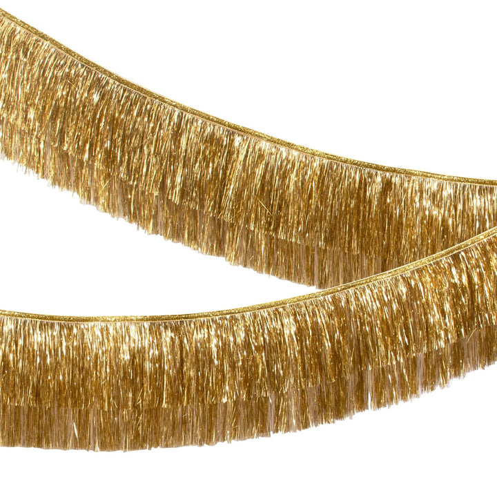 Gold Tinsel Fringe Christmas Garland | Meri Meri Christmas Garlands Bunting Gold Tinsel Fringe Christmas Garland