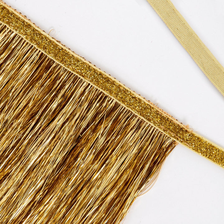 Gold Tinsel Fringe Christmas Garland | Meri Meri Christmas Garlands Bunting Gold Tinsel Fringe Christmas Garland