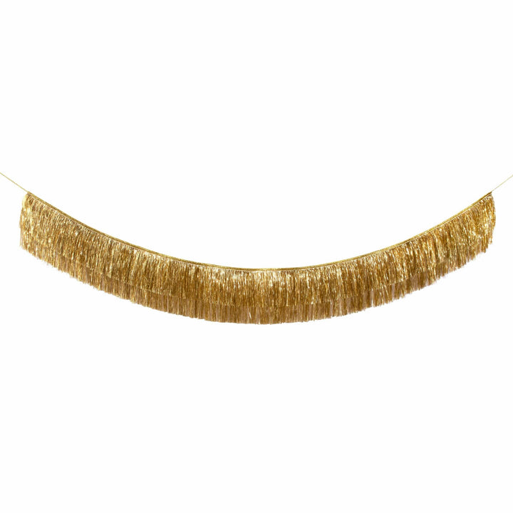 Gold Tinsel Fringe Christmas Garland | Meri Meri Christmas Garlands Bunting Gold Tinsel Fringe Christmas Garland