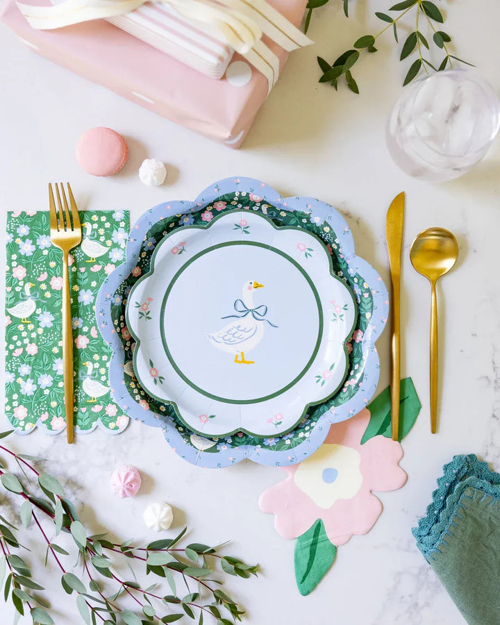 Goose Party Plates x 8 Disposable Plates Goose Party Plates x 8