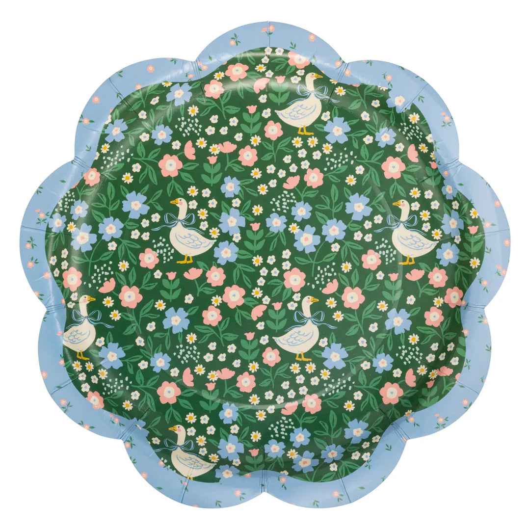 Goose Party Plates x 8 Disposable Plates Goose Party Plates x 8