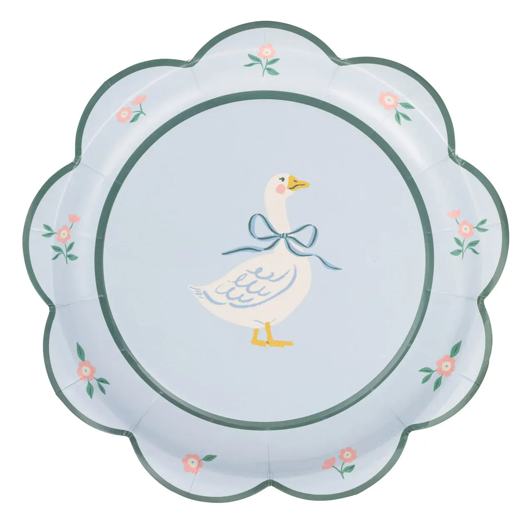 Goose Party Small Plates x 8 Disposable Plates Goose Party Small Plates x 8