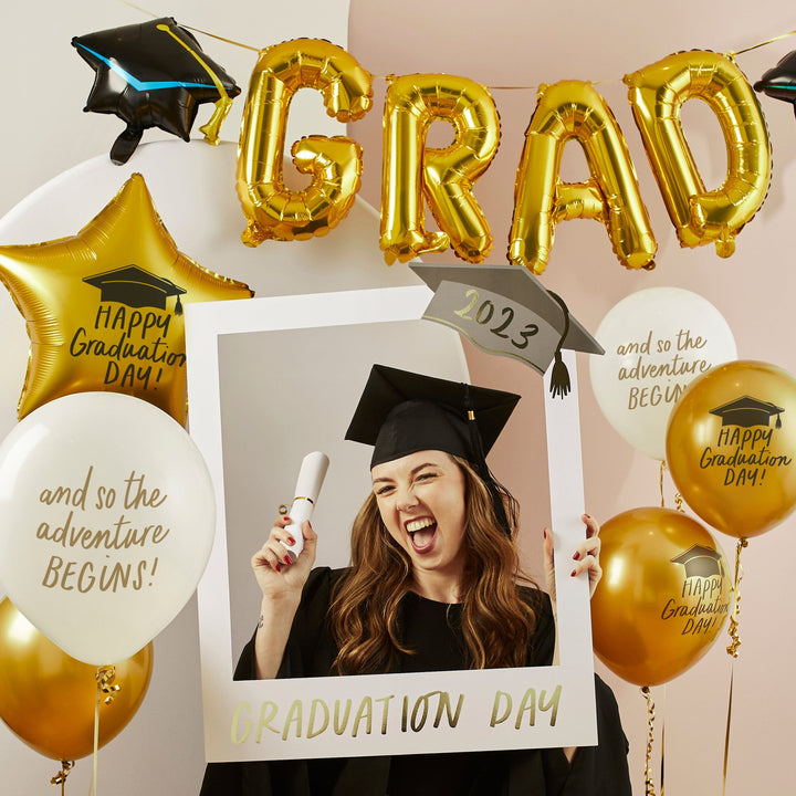 Graduation  Balloons - Pack of 5 - Graduation Decorations Balloons Graduation  Balloons - Pack of 5