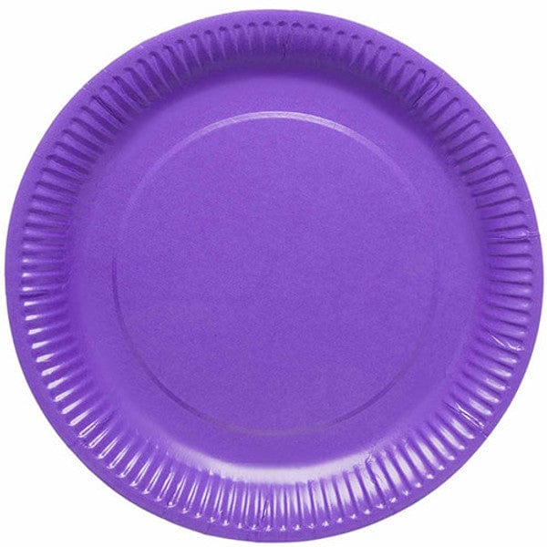 Disposable Plates Grape Purple Large Paper Party Plates x 8