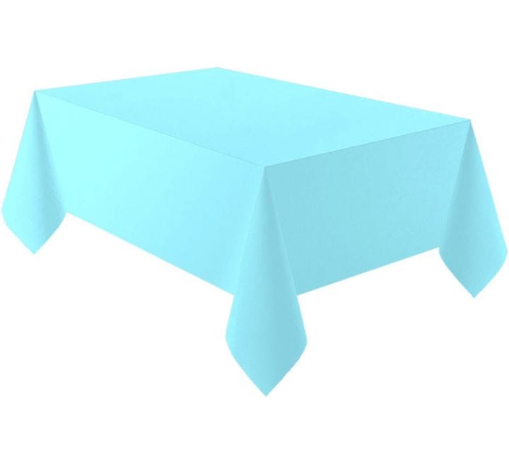Grape Purple Plastic Party Table Cover - Purple Party Supplies table cover Forget-me-not Blue Plastic Party Table Cover