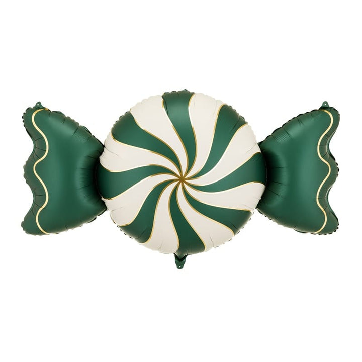 Green &amp; Beige Candy Foil Balloon (45 inch) Christmas Balloons Foil Balloon Green &amp; Beige Candy Foil Balloon