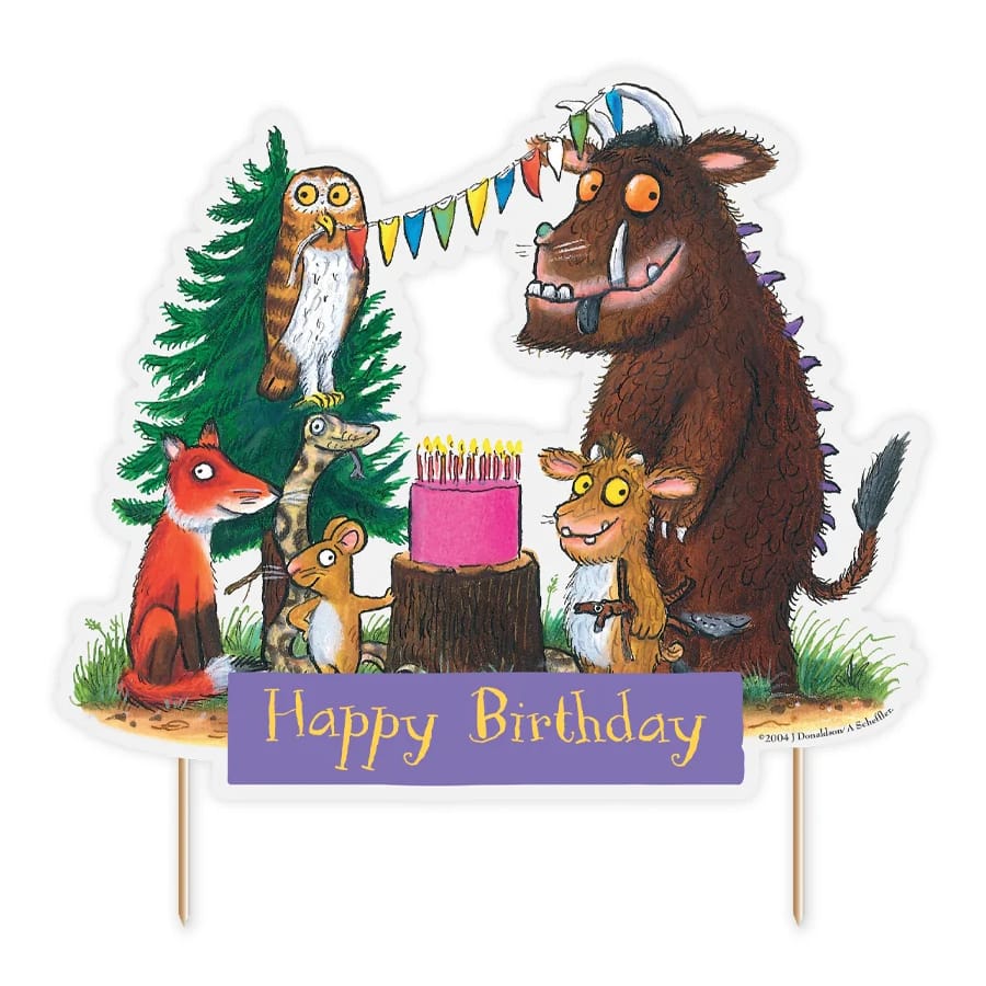 Gruffalo's Child Happy Birthday Cake Topper | Gruffalo Party Cake Topper The Gruffalo's Child Happy Birthday Cake Topper