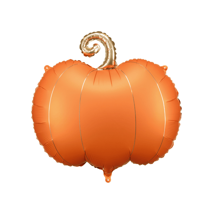 Halloween Balloons - Orange & Gold Pumpkin Foil Balloon (25 inch) Balloons Orange & Gold Pumpkin Foil Balloon (25 inch)