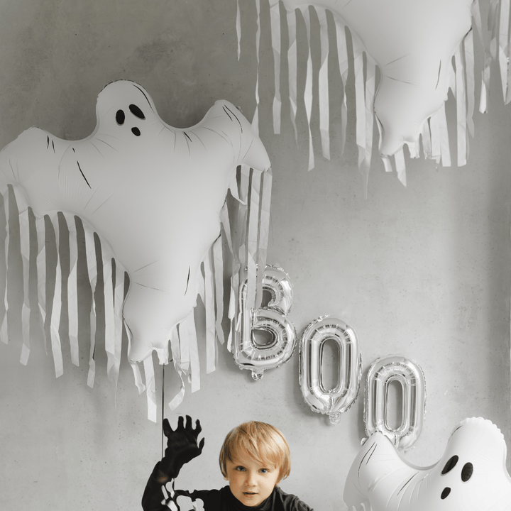 Halloween Balloons - Tasseled Ghost Foil Balloon (37 inch) Balloons Tasseled Ghost Foil Balloon (37 inch)