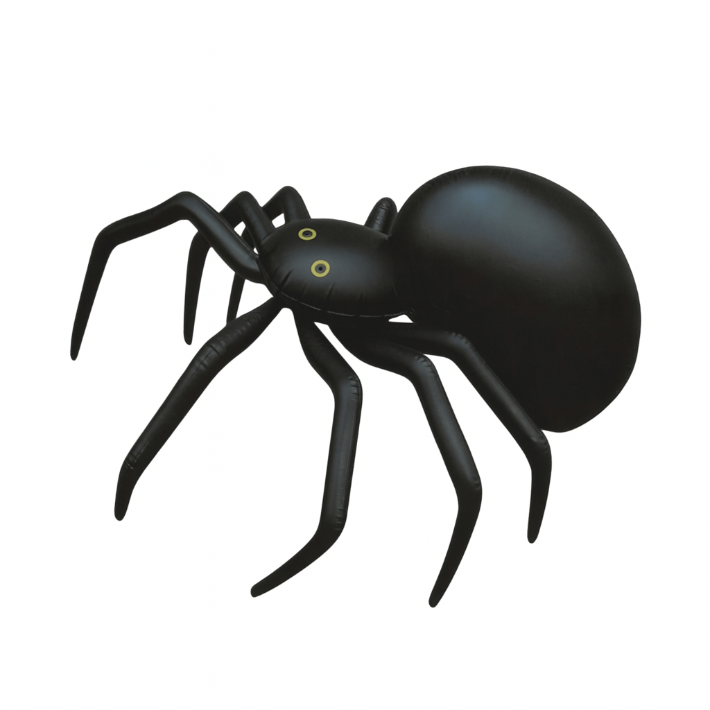 Halloween Decorations - Inflatable Black Spider - 91cm Hanging Decoration Inflatable Black Spider - 91cm