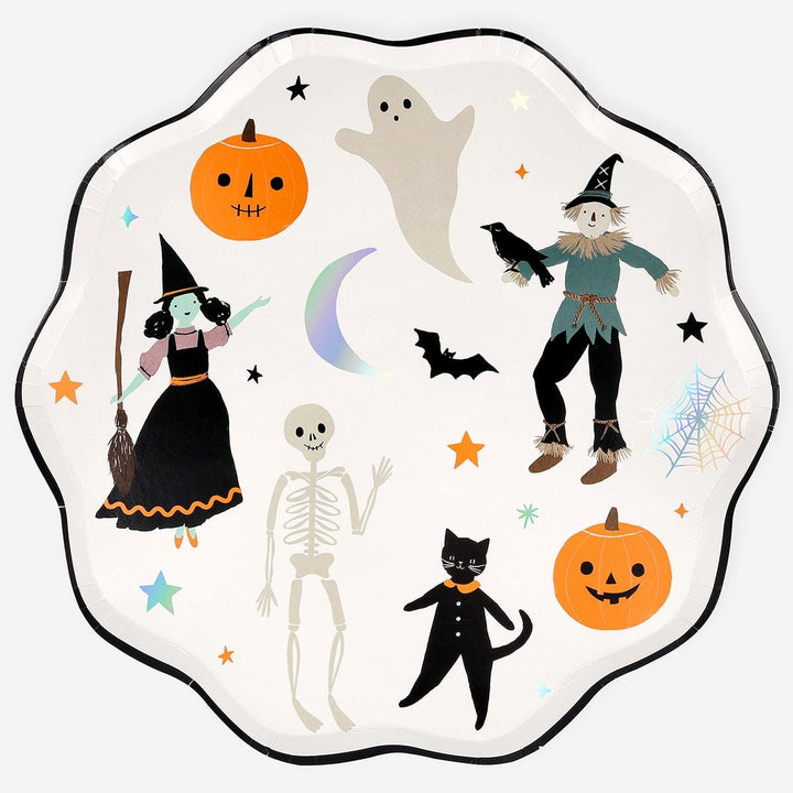 Halloween Dinner Party Plates x 8 | Meri Meri Halloween Table party plates Halloween Dinner Party Plates x 8