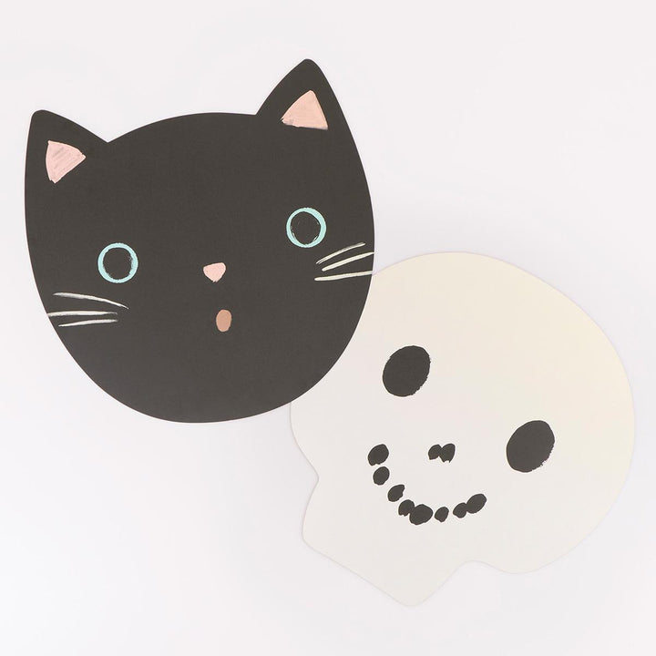 Halloween Heads Paper Party Placemats x 12 | Meri Meri Placemats Halloween Heads Paper Party Placemats x 12