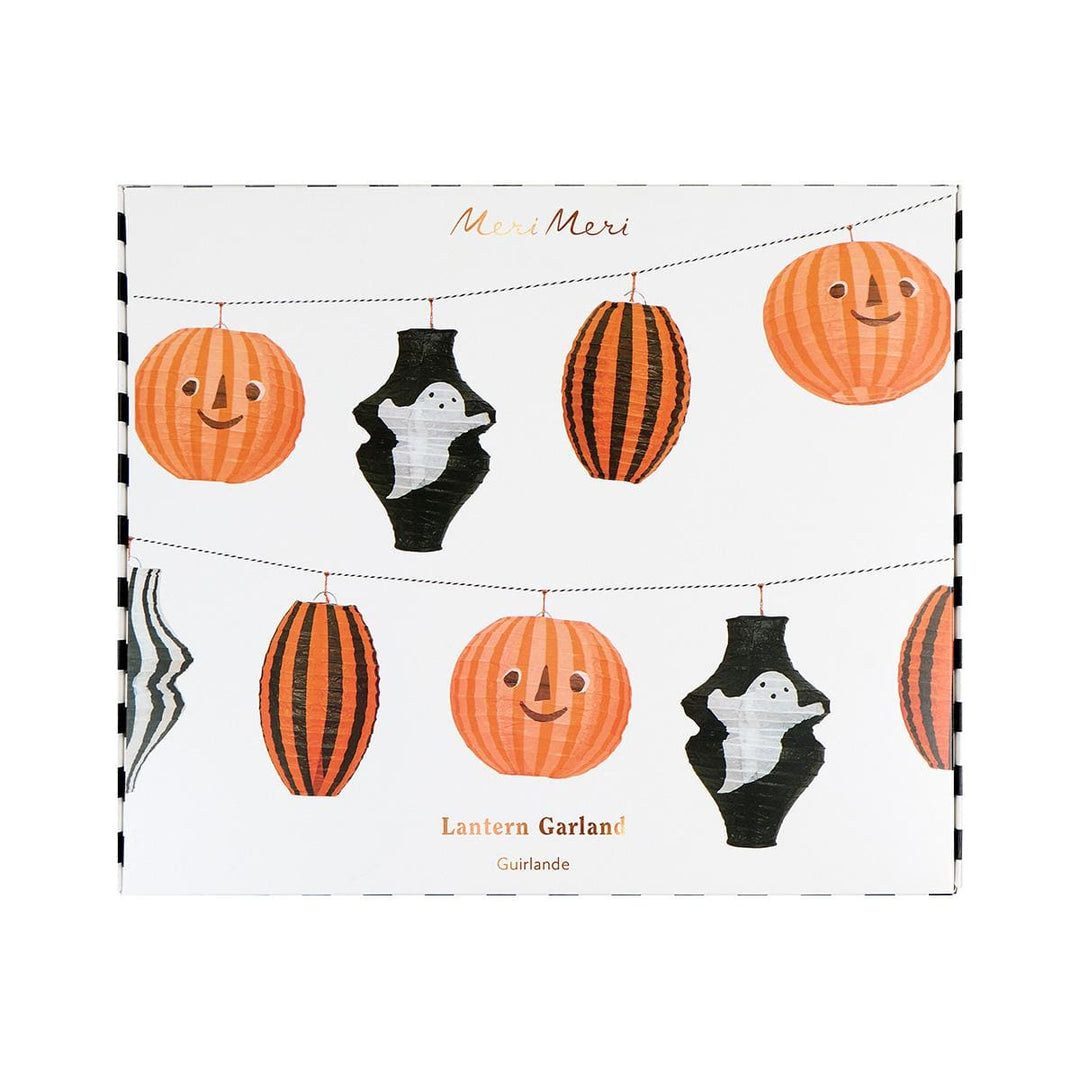 Halloween Lantern Party Garland - Meri Meri Halloween Decorations Bunting Halloween Lantern Party Garland